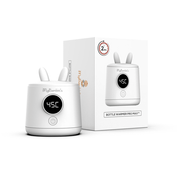 My Bambini's Oplaadbare Flessenverwarmer Max Wit