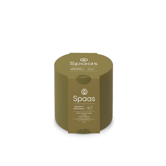 Spaas Glow Geurkaars Glas 2-Wiek - Romantic Reflections - Brandduur 55 Uur