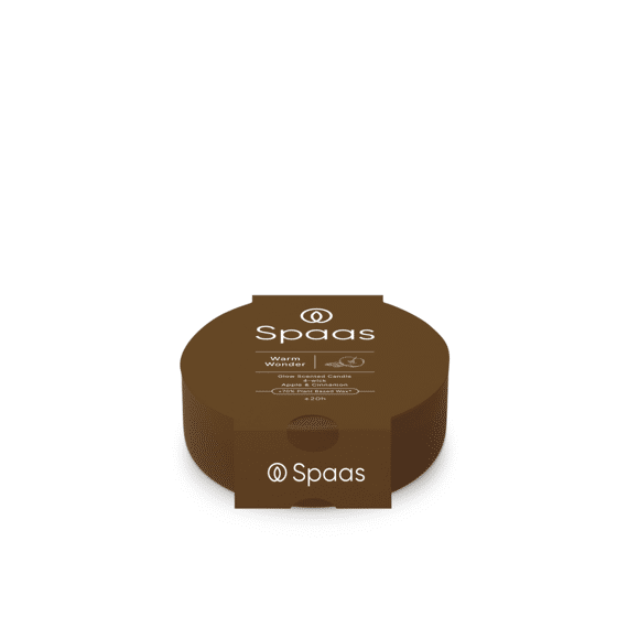 Spaas Glow Geurkaars Glas 4-Wiek - Warm Wonder - Brandduur 20 Uur