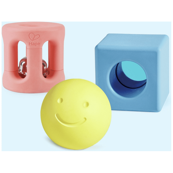 Hape 0454 Geometrische rammelaars 3st