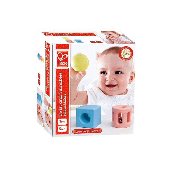 Hape 0454 Geometrische rammelaars 3st