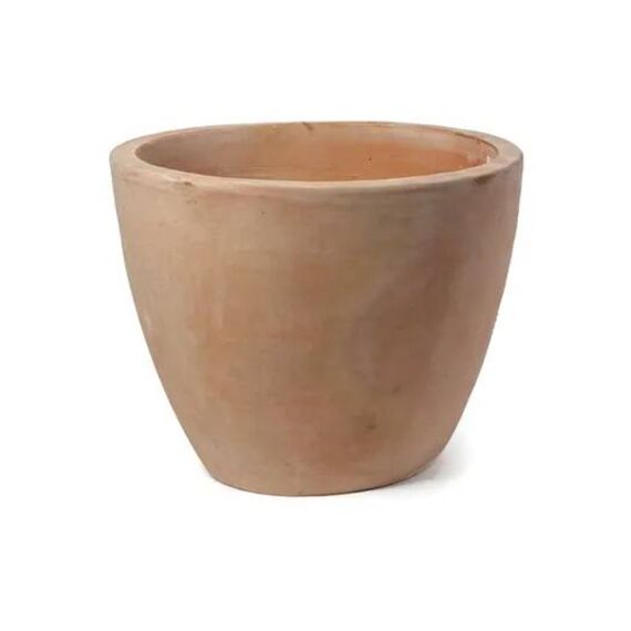 Bloempot Terracotta Whitewash Egg Pot D51Xh41Cm