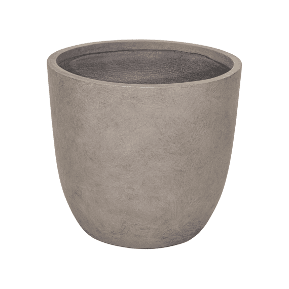 Bloempot Clayfibre Egg Pot Sand D39Xh38Cm