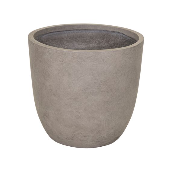Bloempot Clayfibre Egg Pot Sand D45Xh43Cm