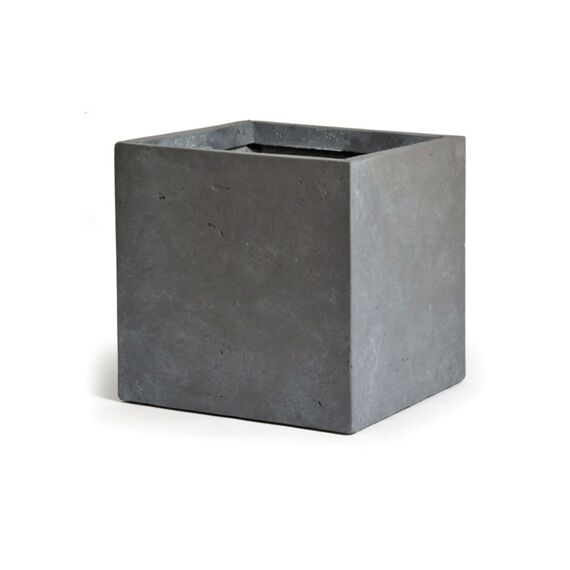 Bloempot Clayfibre Cubi Kubus Sand W44Xh38Cm