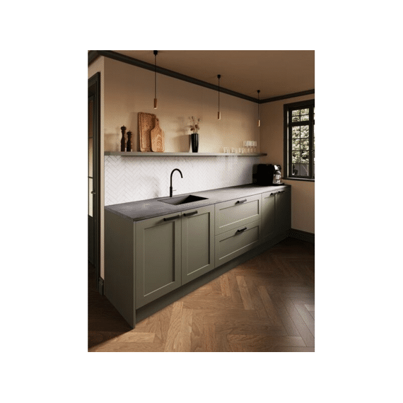 Aanrechtblad 302x63.5x2.8cm Beton Antrac