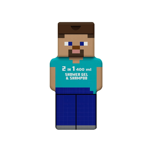 Minecraft Shower Gel + Shampoo 2D Figure 400Ml