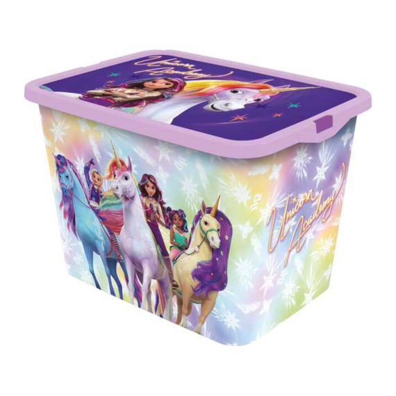 Unicorn Academy Storage Click Box 23L