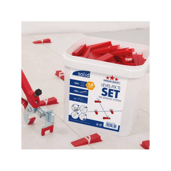 Level-fix Tl Set /100 Clips 1mm 100 Spie 1 Tang