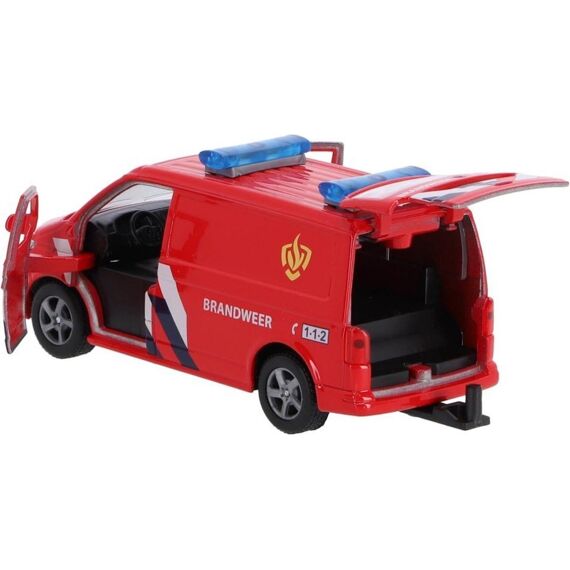 Kids Globe Volkswagen Transporter Brandweer Met Aanhangwagen - NL - 27,5Cm