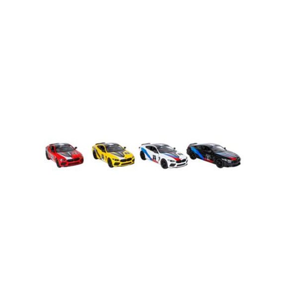 Kinsmart Bmw M8 Competition Coupe Livery Die Cast Pull Back - 13Cm - Assortiment van 4