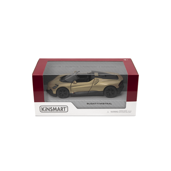 Kinsmart Bugatti Mistral Die Cast Pull Back Assortiment Prijs Per Stuk