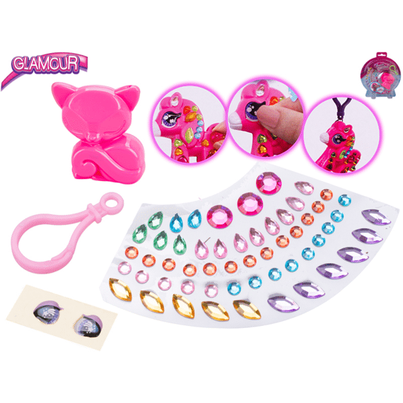 Glamour Diertjes Versieren Met Diamantjes Met Sleutelhanger