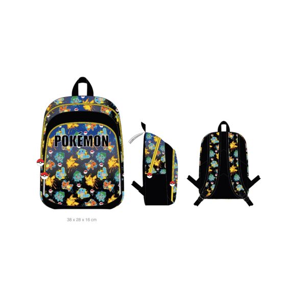 Pokemon Rugtas 2 Compartimenten 38X28X16Cm
