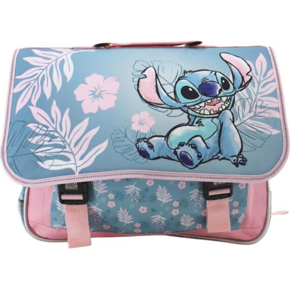 Stitch Schooltas 2 Compartimenten 38Cm Blue Hawaii