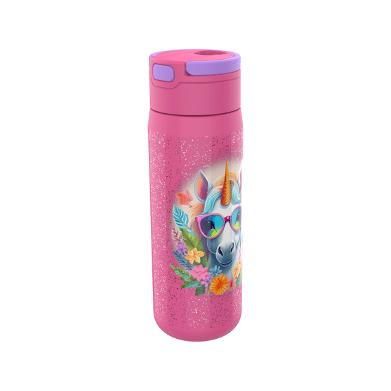 Lunch Buddies Rvs Waterfles 600Ml Unicorn