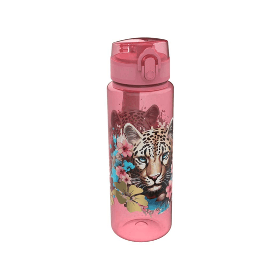 Lunch Buddies Waterfles 600Ml Leopard Flowers & Butterflies