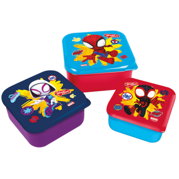 Spidey Snack Boxes Set 3 Stuks