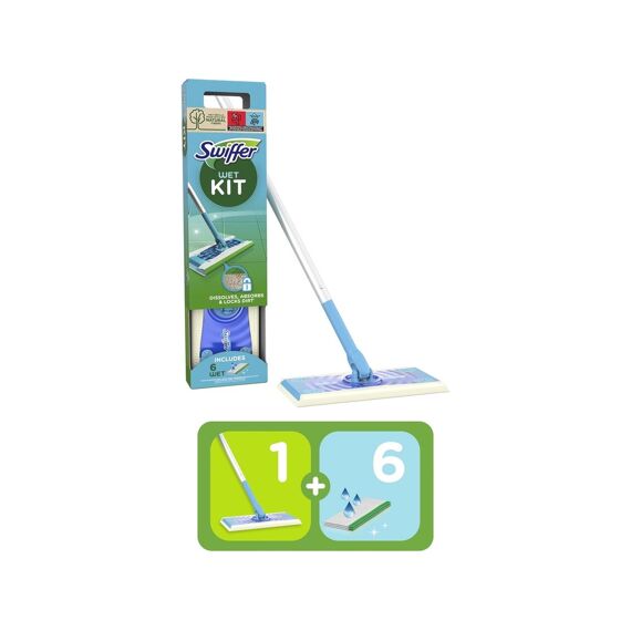 Swiffer Starterkit Wet Met 6 Doekjes