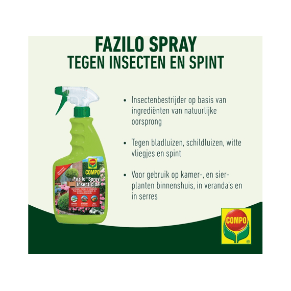 Compo Fazilo Spray Insectenbestrijder 750ml