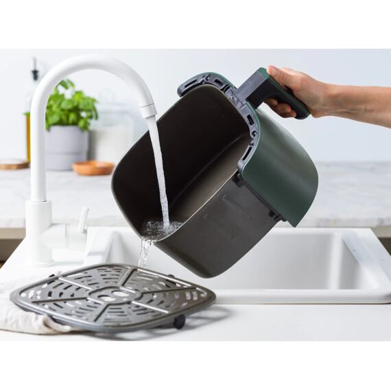 Greenpan Bistro Xxl Airfryer Pine Green 7.2l Promo + Gratis Boek Sandra Bekkari