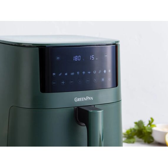 Greenpan Bistro Xxl Airfryer Pine Green 7.2l Promo + Gratis Boek Sandra Bekkari