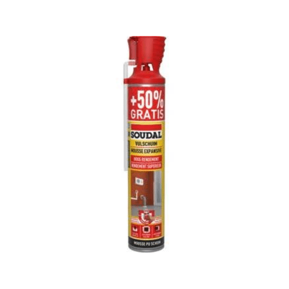 Soudal Pu Schuim Genius Gun 500+250 750Ml
