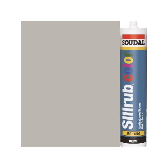 Soudal Silirub Color Ral 7044 Zijdegrijs  300Ml
