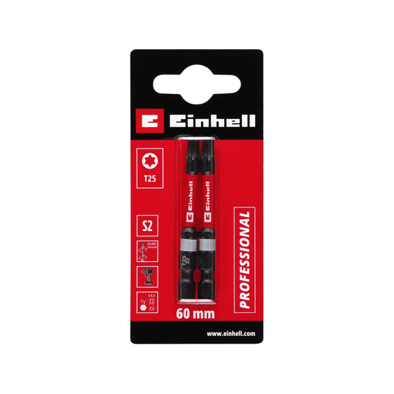 Einhell 2 Bit Dubbel Torsion 60 Mm T25 S2