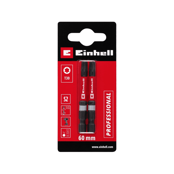 Einhell 2 Bit Dubbel Torsion 60 Mm T30 S2