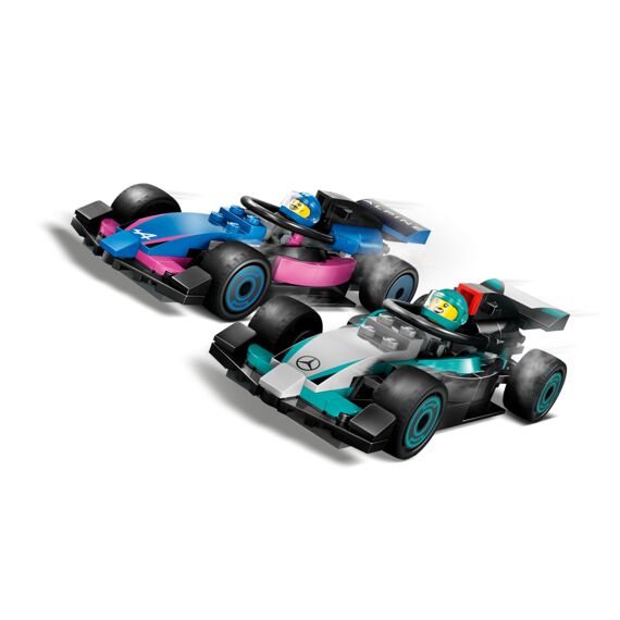 Lego City F1 Garage Met Mercedes-Amg En Alpine Auto'S 60444