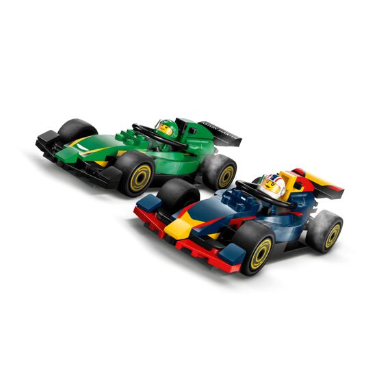Lego City F1 Truck Met Rb20 En Amr24 F1 Auto'S 60445