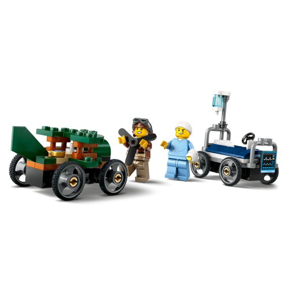 Lego City Raceautopakket: Vliegtuig Vs. Ziekenhuisbed 60459