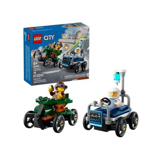 Lego City Raceautopakket: Vliegtuig Vs. Ziekenhuisbed 60459