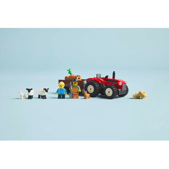 Lego City Rode Tractor Met Aanhanger En Schapen 60461