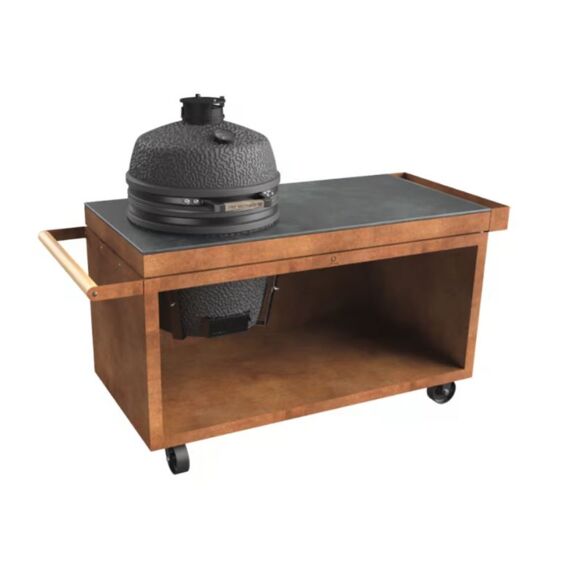 Ofyr Kamado Table Corten 150 Pro+ Corten Ceramic Dark