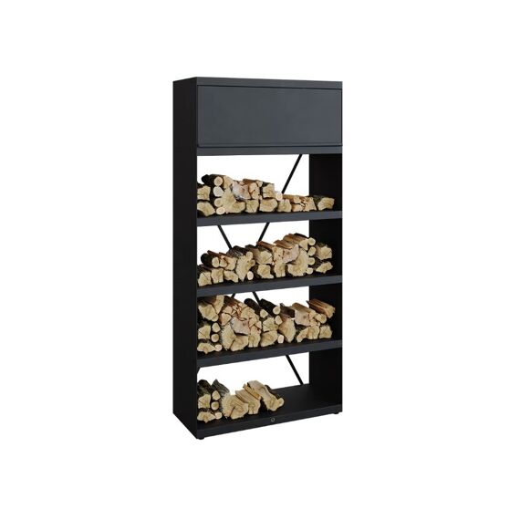 Ofyr Wood Storage Black 100