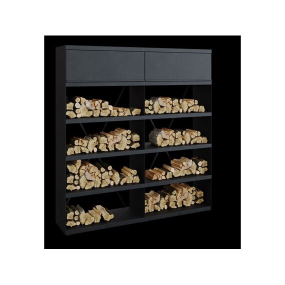 Ofyr Wood Storage Black 200