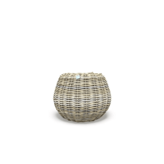 Drypot Tina Rattan Grey D30h19cm