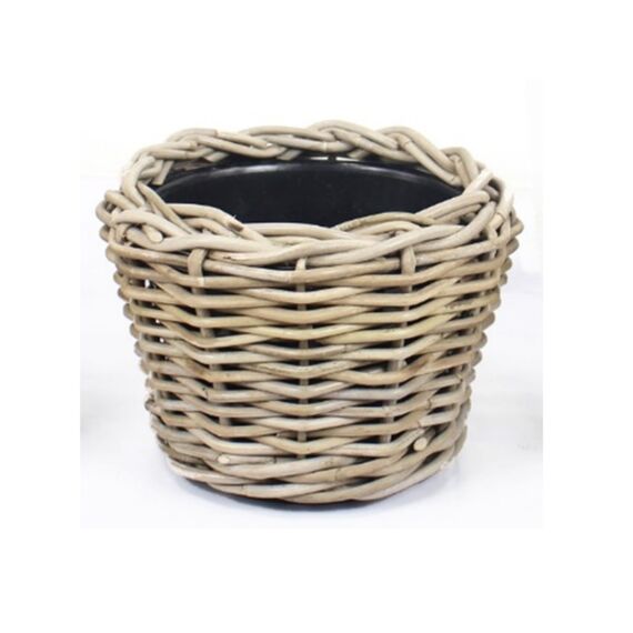 Drypot Rattan Grey D20h15cm - Split