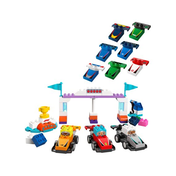 Lego Duplo F1 Team Racewagens En Coureurs 10445