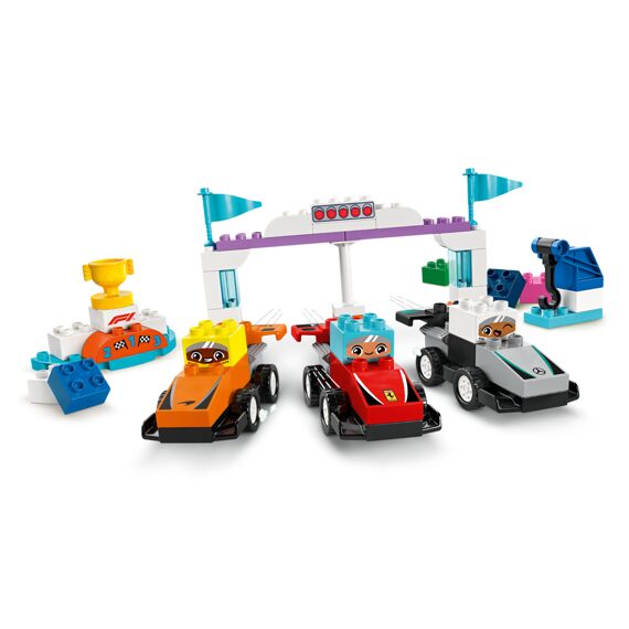 Lego Duplo F1 Team Racewagens En Coureurs 10445