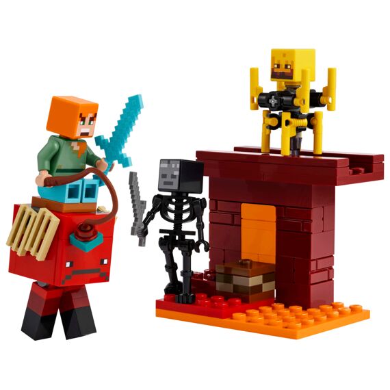 Lego Minecraft De Lavastrijd In De Nether 21266