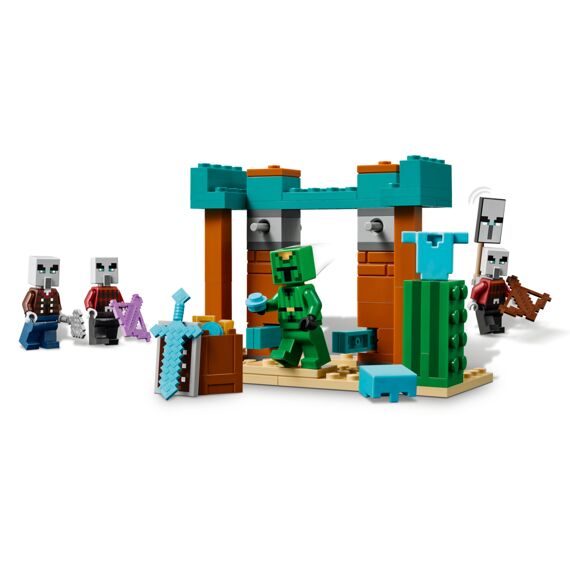 Lego Minecraft De Illagers In De Woestijn 21267