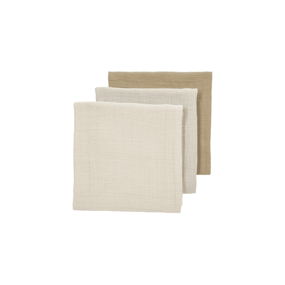 Meyco Tetradoeken 3-pack 70x70 Sand Greige Taupe