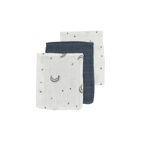 Meyco Tetra Washandjes 3-pack Moon Indigo