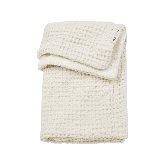 Meyco Deken Bed 100x150 Wafel Teddy Nature