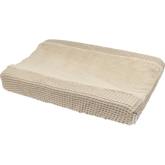 Meyco Aankleedkussenhoes Wafel Teddy Sand