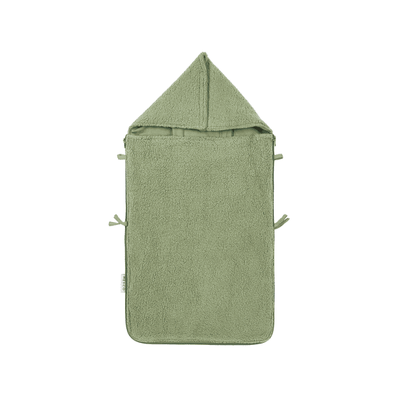 Meyco Voetenzak Autostoeltje 0+ Teddy Olive Green