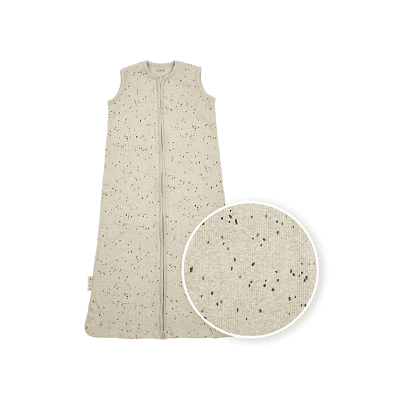 Meyco Slaapzak Jersey 70cm Rib Mini Spot Sand Melange